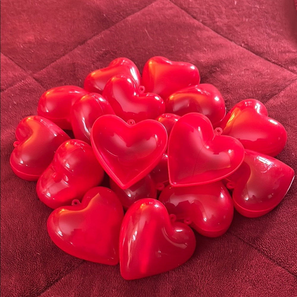 Gift Hearts Shaped Plastic Containers
